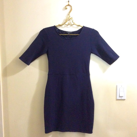 Talula (Aritzia) navy lace back dress - Picture 2 of 7